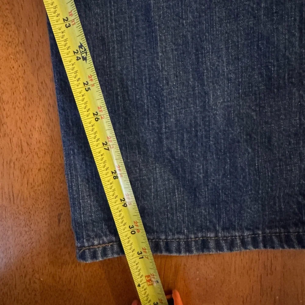 Dockers Men's 100% Cotton Relaxed Fit Straight Leg Blue Jeans Size W42 L32
